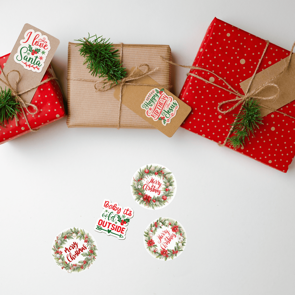 Christmas Stickers Pack 1 باقة ملصقات عيد الميلاد