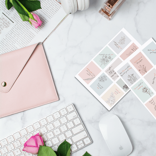 Pastel SelfCare Cards | بطاقات العناية الذاتية باستيل