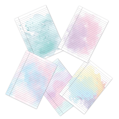 Watercolor note book pages -  صفحات دفتر الوان مائية