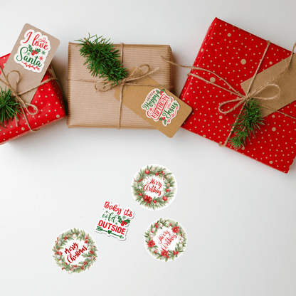 Christmas  Stickers Pack 1  باقة ملصقات عيد الميلاد